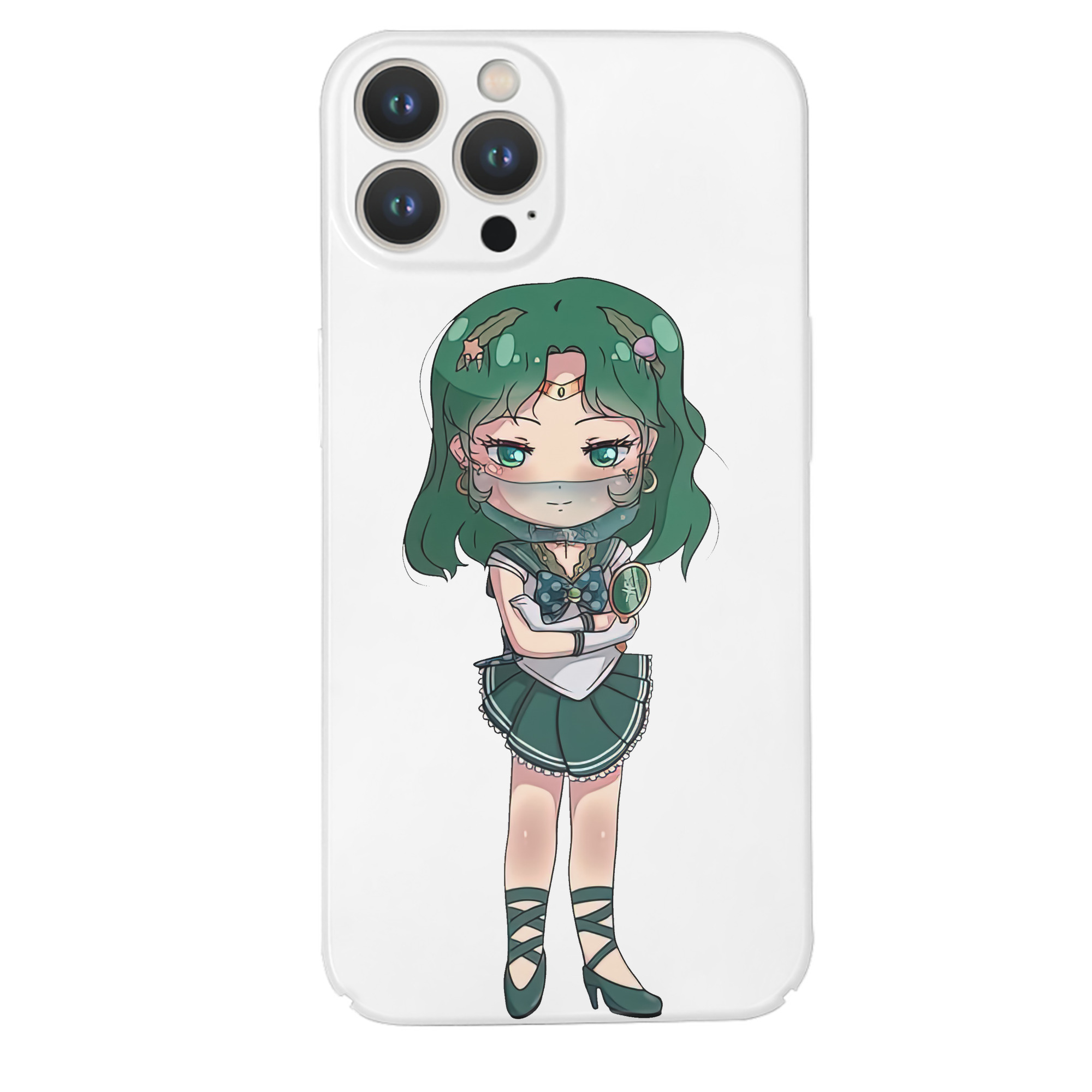 （画像用） 美少女戦士セーラームーン 海王 みちる（かいおう みちる） Sailor Moon Kaiou Michiru 【iPhone 14シリーズ対応】ハードケース